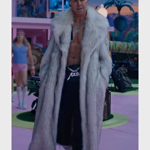 Barbie 2023 Ryan Gosling Fur Coat