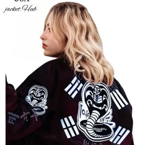 Cobra Kai Black Bomber Jacket