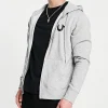 Grey True Religion Hoodie