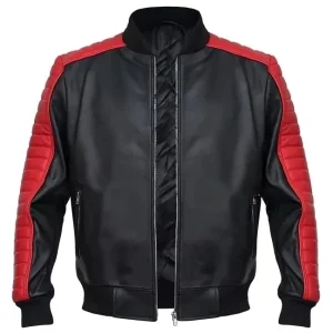 Miami Vice Stunt Team Ryan Gosling Black Leather Jacket