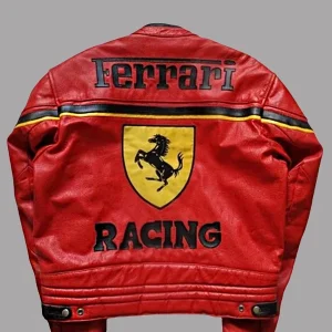 Red Ferrari Racing Jacket Sale