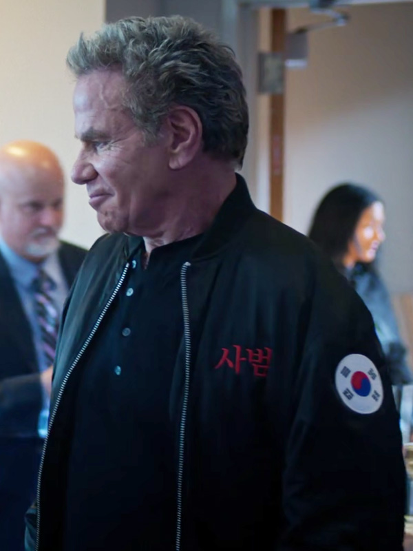 Cobra Kai Season 06 John Kreese Black Bomber Jacket