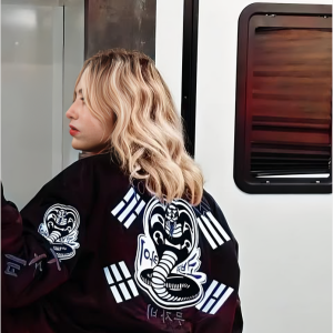 cobra kai john kreese black jacket