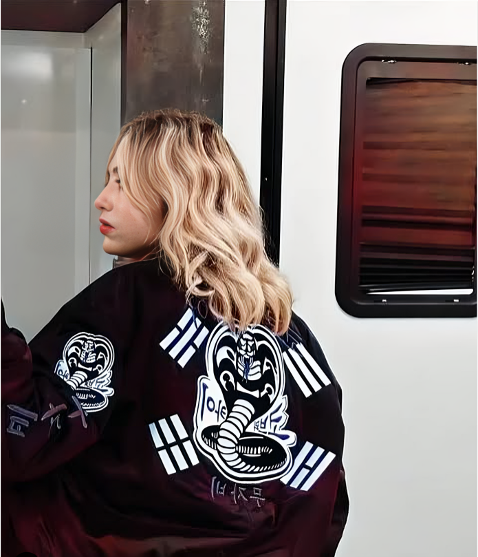 cobra kai john kreese black jacket