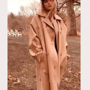 Red Taylor’s Version Trench Beige Coat