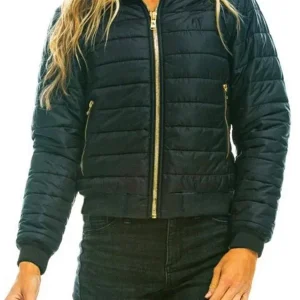Womens Rainbow Puffer Jacket Sale