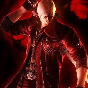 Devil May Cry 4 Dante Leather Red Coat