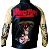 Kung Fury Cobra Bomber Leather Jacket
