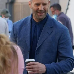 Operation Fortune Ruse de guerre Jason Statham Blue Suit Sale
