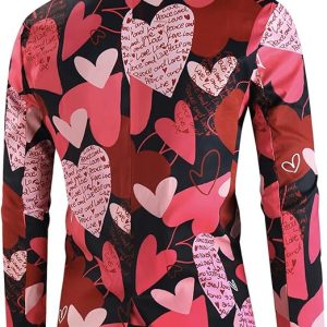 Pink valentines blazer