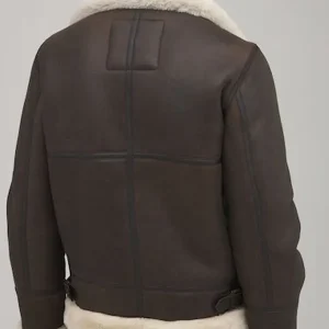 Power Book III Lou-Lou Shearling Brown Jacket