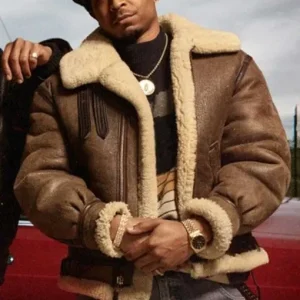 Power Book III Lou-Lou Shearling Jacket