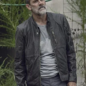 The Walking Dead S09 Negan Leather Black Jacket