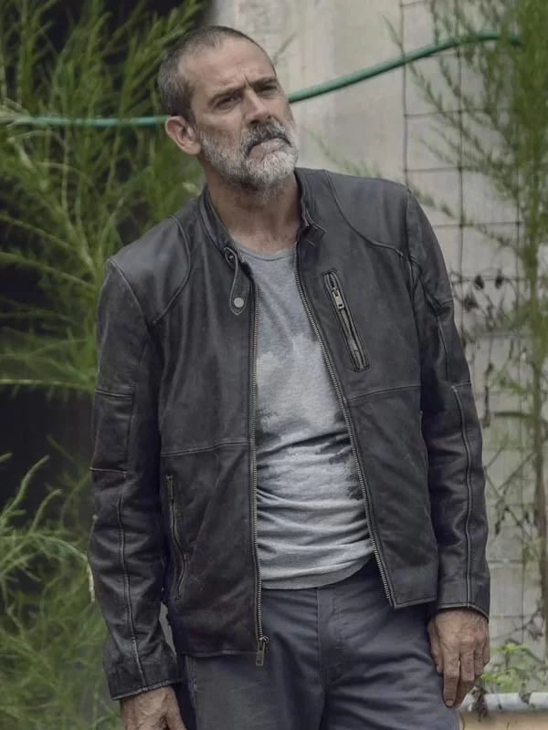The Walking Dead S09 Negan Leather Black Jacket