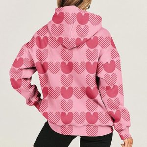 Valentineday Pink hoodie