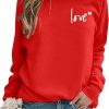 valentines sweatshirt womens