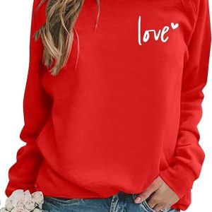 valentines sweatshirt womens