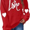 womens valentines sweatshirt