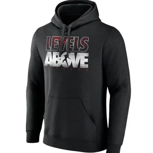 Roman Reigns Levels Above Black Hoodie Sale
