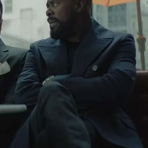 Colman Domingo The Madness 2024 Blue Wool Coat