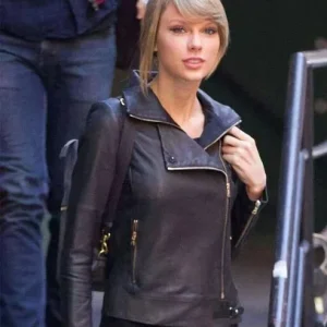 Taylor Swift Biker Leather Jacket