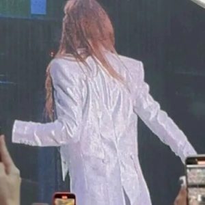 Taylor Swift Eras Tour London White Tuxedo Coat
