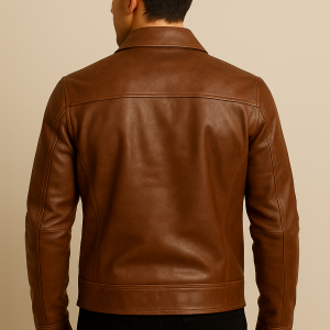 Buy Genuine Brown Leather Jacket for Men