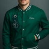 Seth Rogen Platonic 2023 Green Varsity Jacket