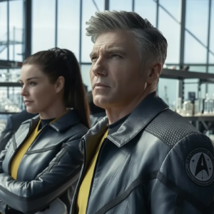 Star Trek Captain Pike New Worlds Away Team Jacket