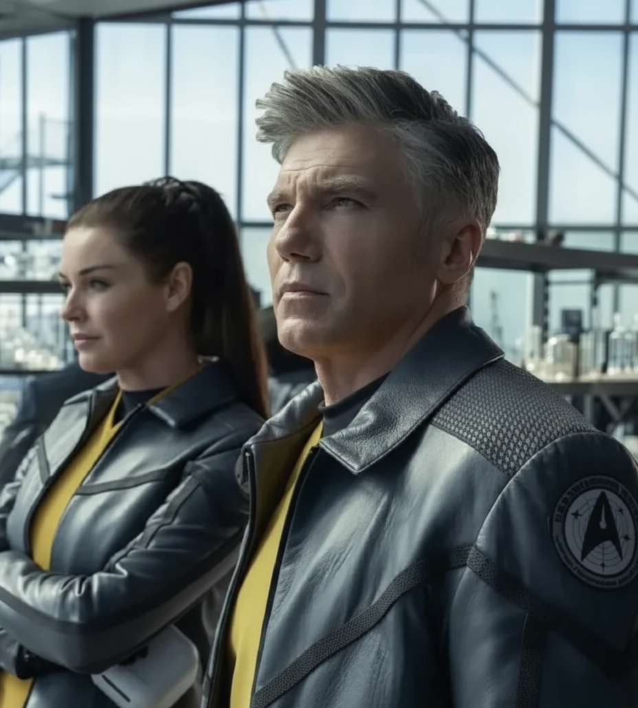 Star Trek Captain Pike New Worlds Away Team Jacket