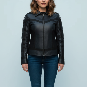 Star Trek Strange New Worlds Black Leather Jacket