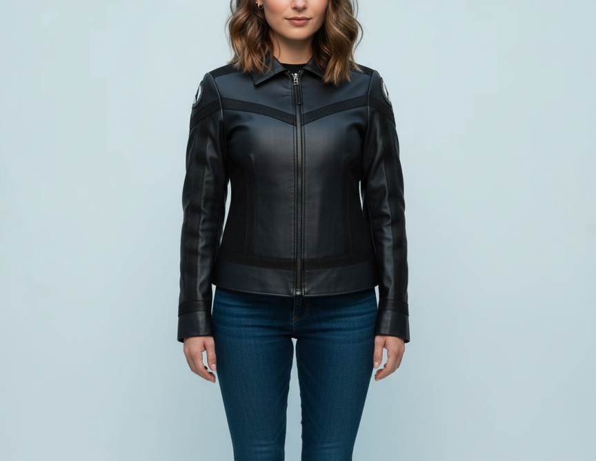 Star Trek Strange New Worlds Black Leather Jacket