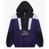 Starter Baltimore Ravens Pullover Black & Purple Jacket