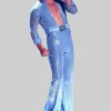 mark zuckerberg blue sequin jumpsuit