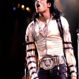 Michael Jackson Bad World Tour Red Jacket for Fans