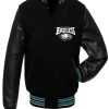 Philadelphia Eagles Black Varsity Jacket
