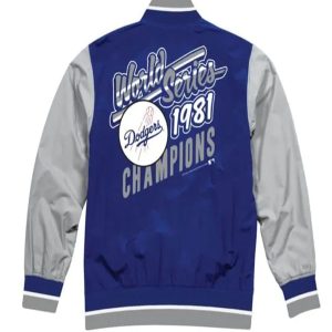 Authentic LA Dodgers Team History Warm Up Jacket