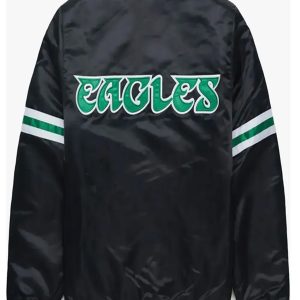 Lightweight Philadelphia Eagles Green Striped Jacket for Game Day