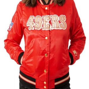 Starter SF 49ers Women Red Jacket