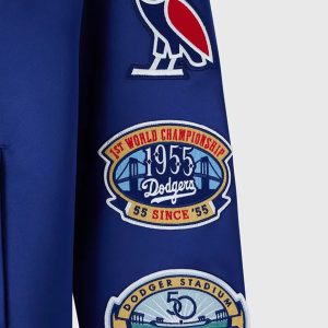 Authentic OVO x Dodgers Team Varsity Jacket