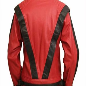 Michael Jackson Thriller Red Leather Jacket for Fans & Collectors