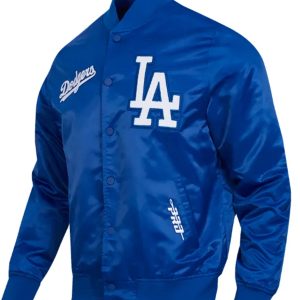 Starter LA Dodgers Souvenir Blue Satin Baseball Jacket