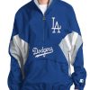 LA Dodgers Cooperstown Chief Royal Pullover Jacket