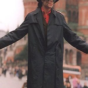 Michael Jackson Black Trench Coat