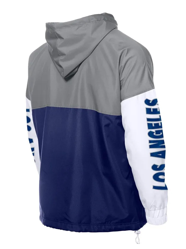 LA Dodgers Color Block Hoodie