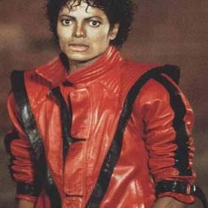 Michael Jackson Thriller Edition Retro Red Leather Jacket
