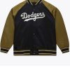 LA Dodgers Double Clutch Satin Bomber Jacket