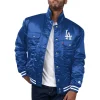 LA Dodgers Royal Silver Tab Trucker Jacket