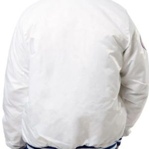 LA Dodgers White Baseball Jacket