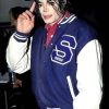 Retro Michael Jackson Sonic The Hedgehog Leterman Jacket